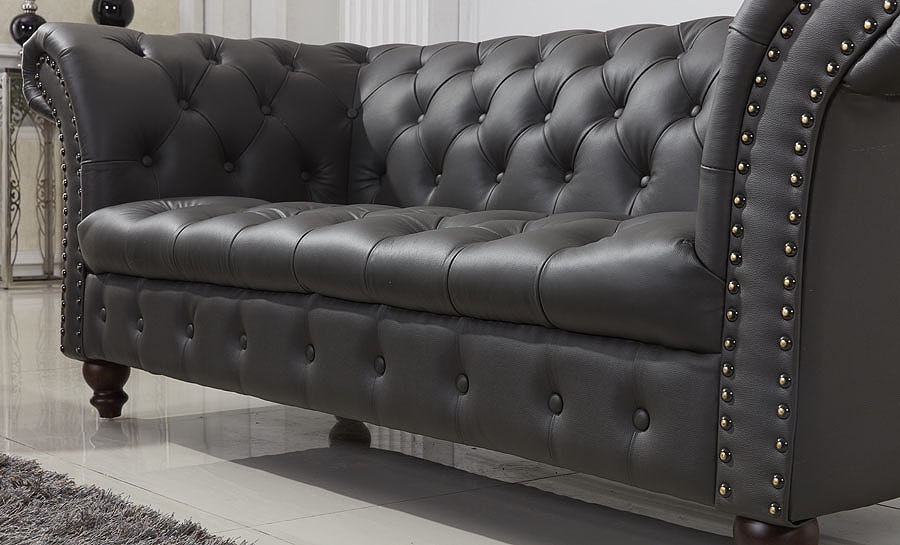 Oak Flower B - Leather Sofa Lounge